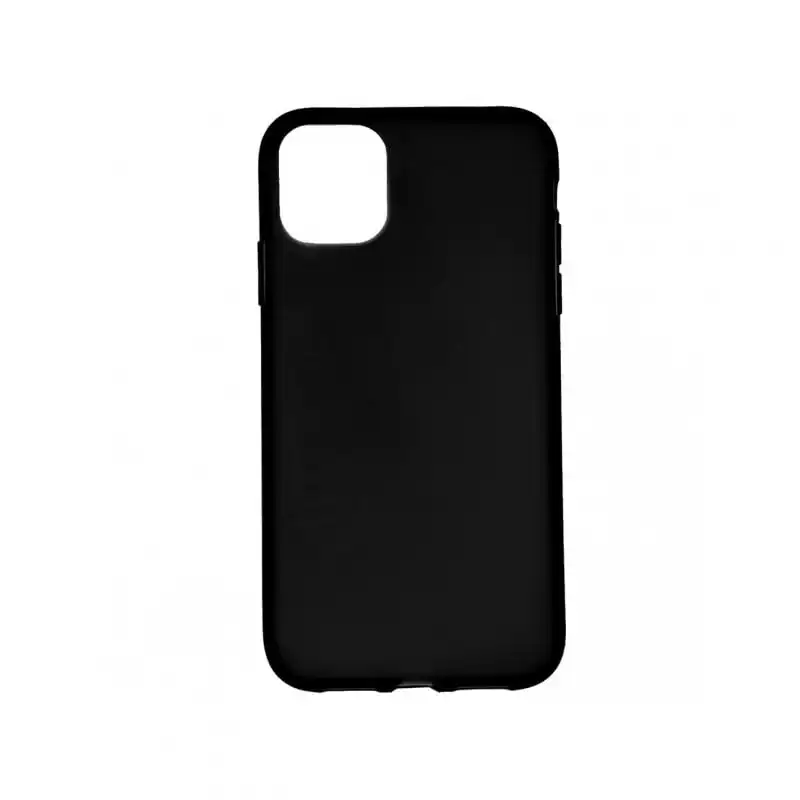 Funda Silicona Lisa Negra para iPhone 11 Pro