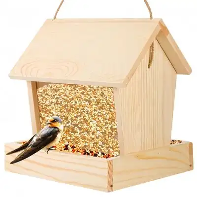 FurryFusion Comederos de madera para pájaros para uso exterior - Artículo 1 - Furry Fusion - Comparador de precios