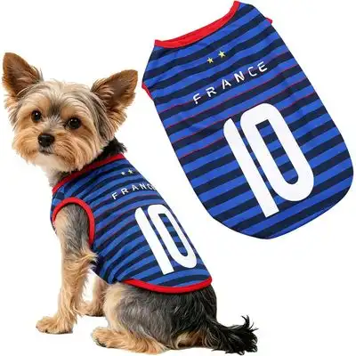 HausPets Camiseta de fútbol para perros - Francia - Francia-3XL - HausPets - Comparador de precios