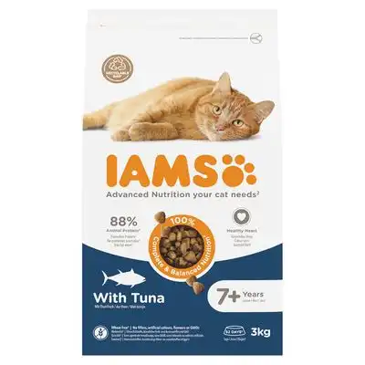 IAMS Advanced Nutrition Senior Cat 7+ con atún - 3 kg - IAMS - Comparador de precios