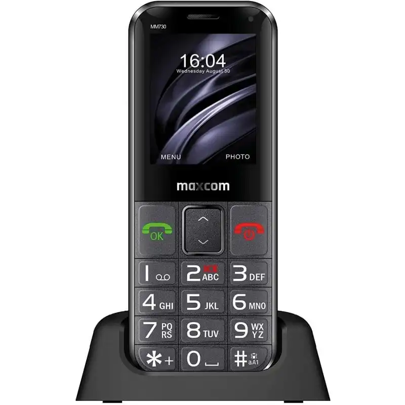 Maxcom Comfort MM730 Teléfono para Mayores Negro