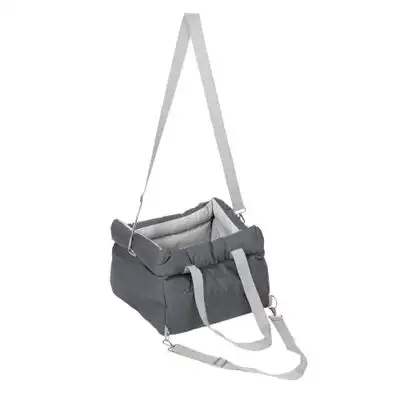 Asiento para el coche Basics, gris para perros - 45 x 41 x 29 cm (L x An x Al) - Zooplus Basics - Comparador de precios