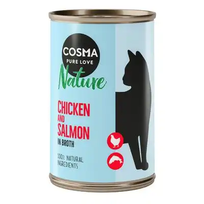 Cosma Nature 6 x 140 g - Pollo y salmón - Cosma - Comparador de precios