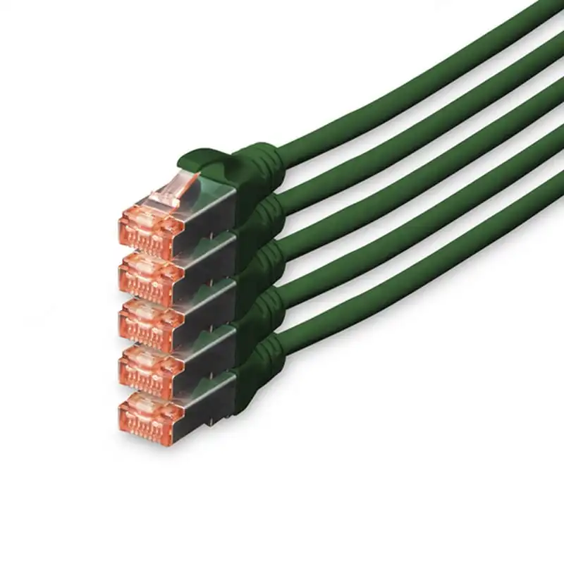 Digitus Cable de Red S-FTP Cat. 6 LSZH 10m Verde 5 Unidades