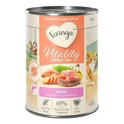 Feringa Vitality Hairball Care - Salmón 6 x 400 g - Feringa - Comparador de precios
