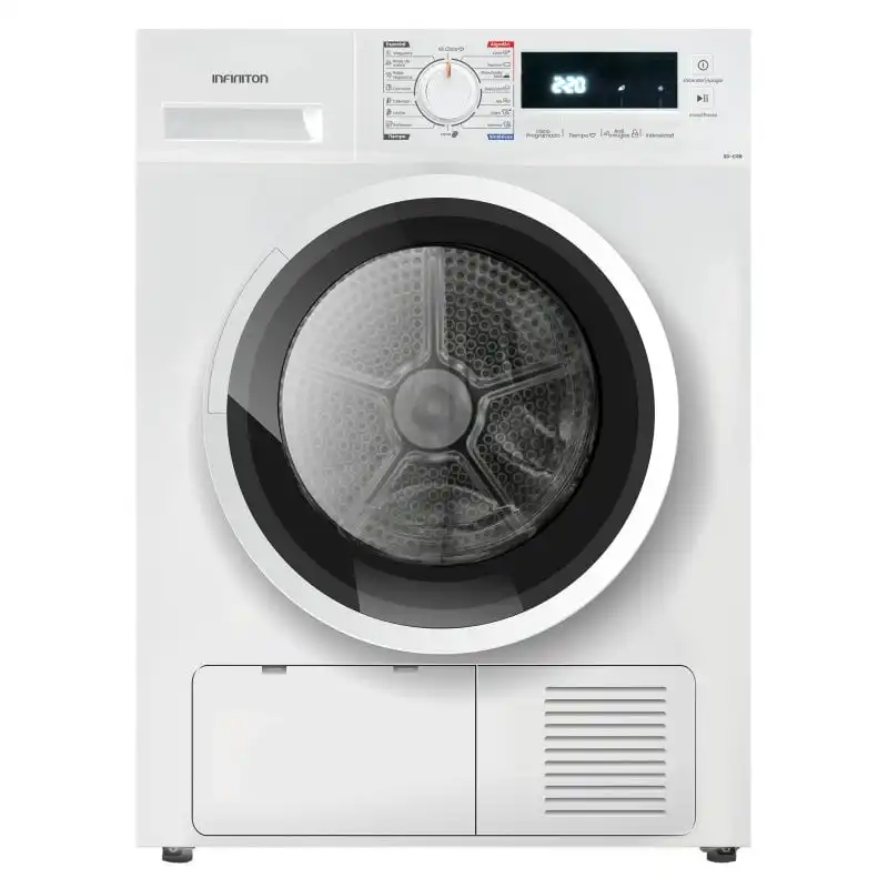 Infiniton SD-C8B, 8 Kg Secadora Condensación Carga Frontal B Blanca