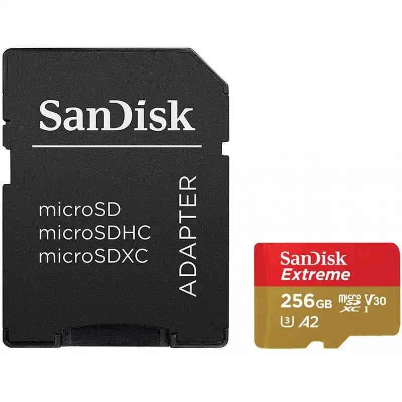 SanDisk Extreme MicroSDXC 512GB UHS-I A2 V30 Clase 10 con Adaptador SD