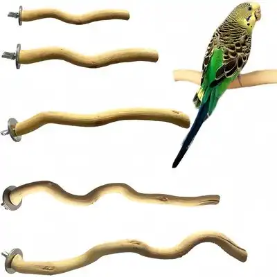 ZooVenture 5 perchas de madera natural para pájaros - 5 piezas - Zooventure - Comparador de precios