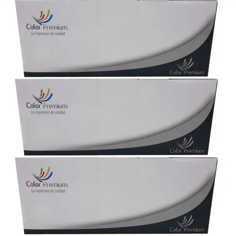 Color Premium Tóner Compatible con HP 106A/W1106A Negro Pack 3 Unidades