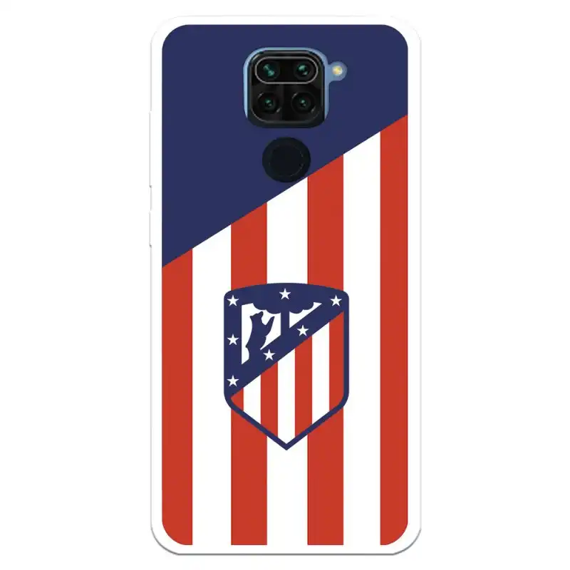 Funda Licencia Oficial del Atleti Escudo Fondo Atletico para Xiaomi Redmi Note 9