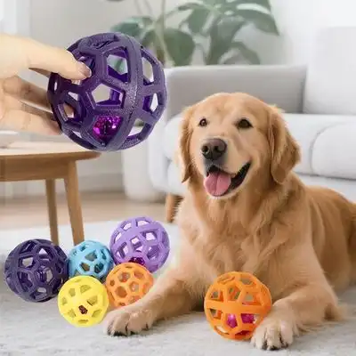 HausPets 2 pelotas medianas/grandes perros – Amarilla + morada –  - 2 pelotas amarillas y moradas - HausPets - Comparador de precios