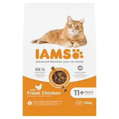 IAMS Advanced Nutrition Senior Cat 11+ con pollo - 10 kg - IAMS - Comparador de precios