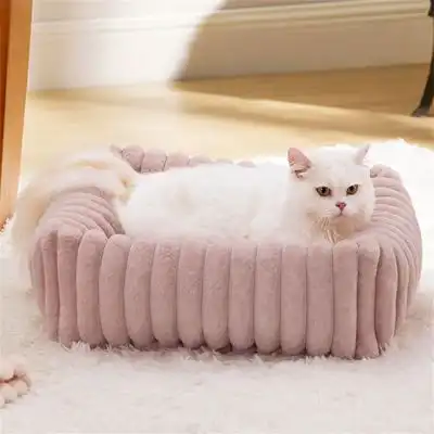 IntiMeg Cama acogedora para perros de 60x50x17cm - Rosa - IntiMeg - Comparador de precios