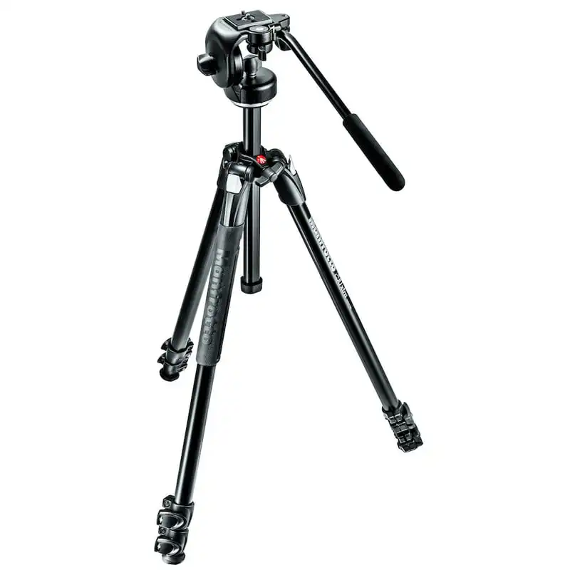Manfrotto 290 XTRA Kit Trípode Aluminio con Rótula Fluída