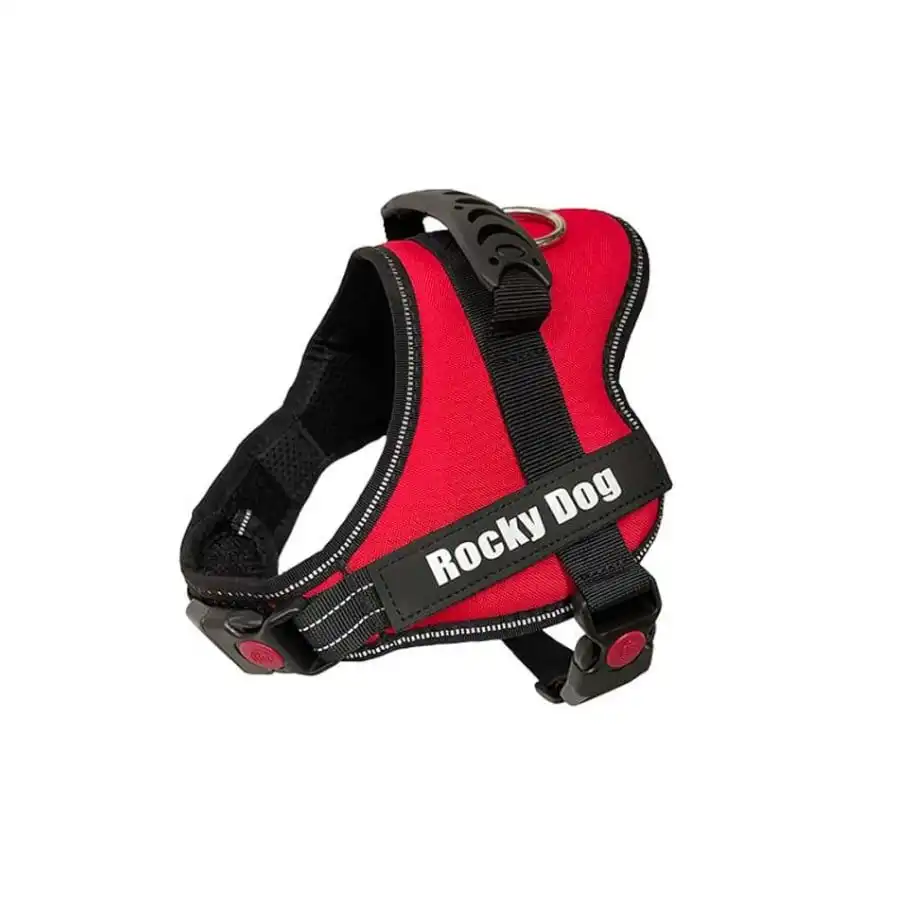 Outech Rocky arnés ergonómico rojo para perros