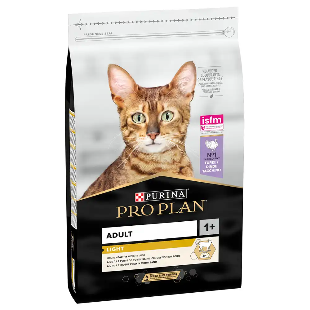 Pro Plan Adult Light Low Fat para gatos - 10 kg