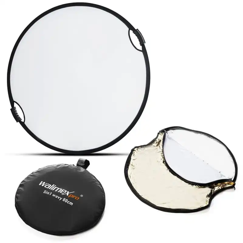 Walimex Pro Reflector 5 en 1 Redondo 80cm