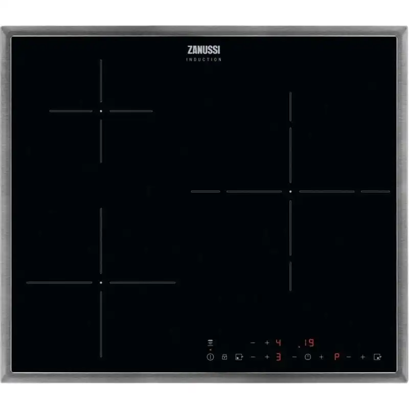Zanussi ZITN633X Placa de Inducción 3 Zonas 60cm Negra