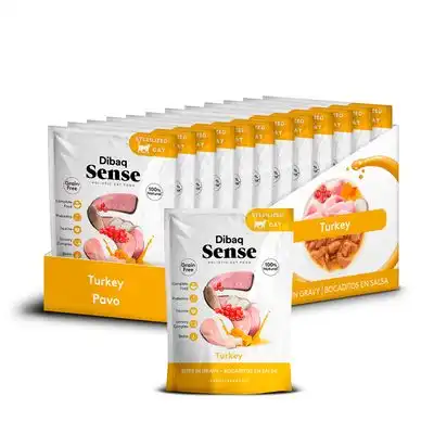 Dibaq Sense Bocaditos en salsa Pavo, 12 unidades x 100gr - 0.1 kg - Dibaq - Comparador de precios