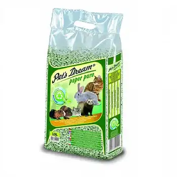 Jrs Pet's Dream Paper Pure Lecho De Papel Para Mascotas, 10 L