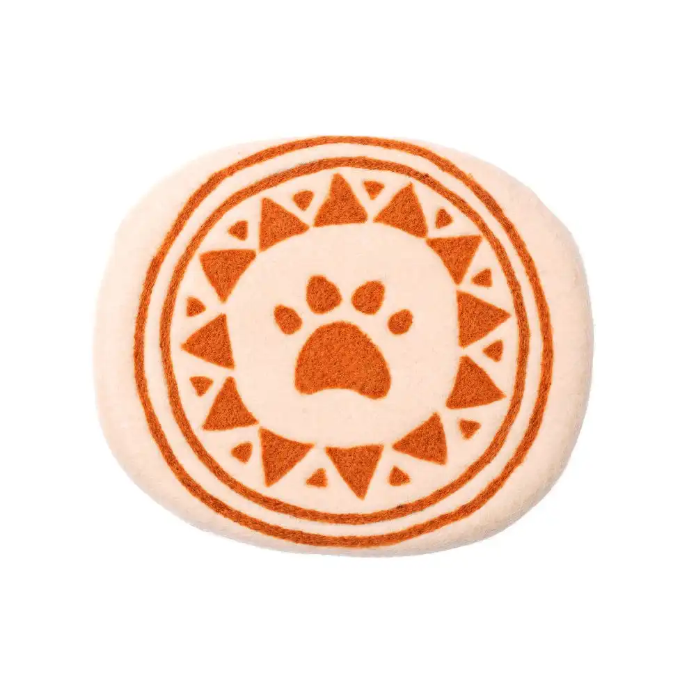 MariGold Cama para gato de fieltro de lana artesanal Stone-Paw - 38x42cm - MariGold - Comparador de precios