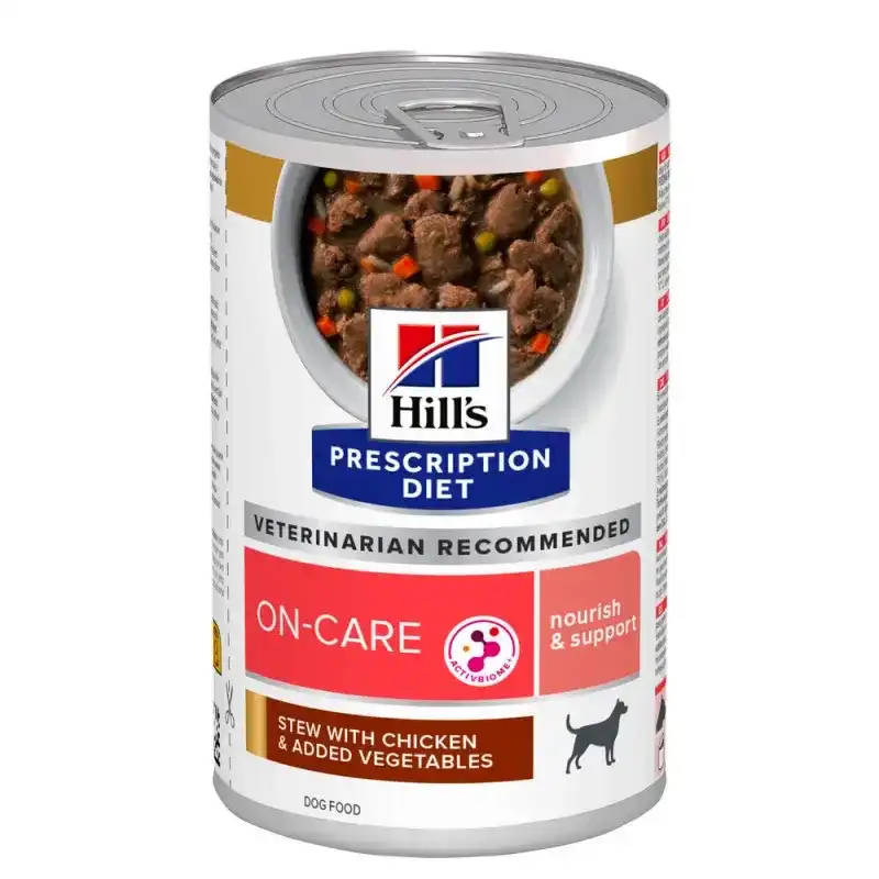 Pack Comida Húmeda Hills Prescription diet Onc Care para perros de Pollo y Vegetales 12x354gr - Hill's Prescription Diet - Comparador de precios