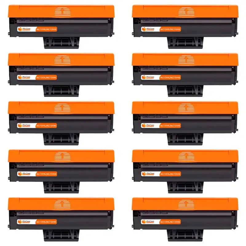 Pccom Essential Samsung MLT-D111l/MLT-D111S Tóner Compatible Negro Pack 10