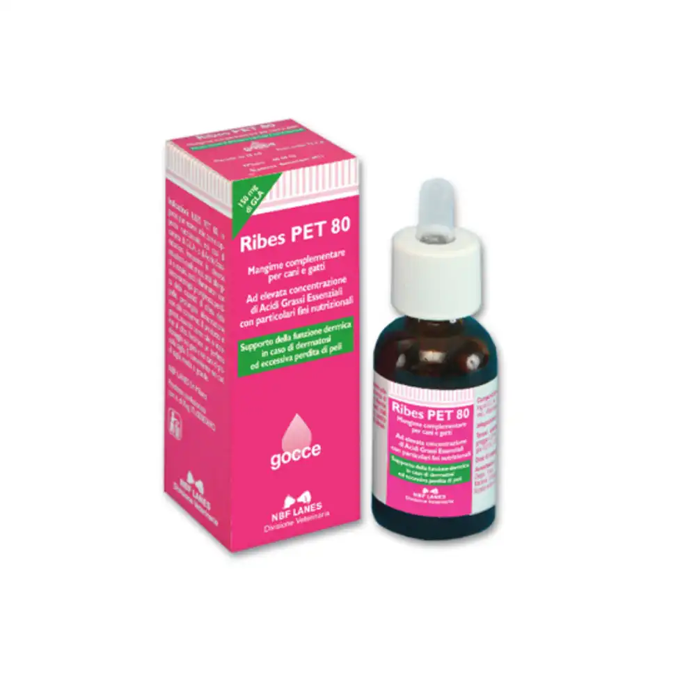 Ribes Pet 80 Gotas para piel y pelo - 25 ml