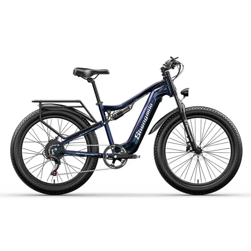 Shengmilo MX03 Bicicleta Eléctrica para Adultos 1000W-17.5ah con Neumáticos Gruesos de 26"