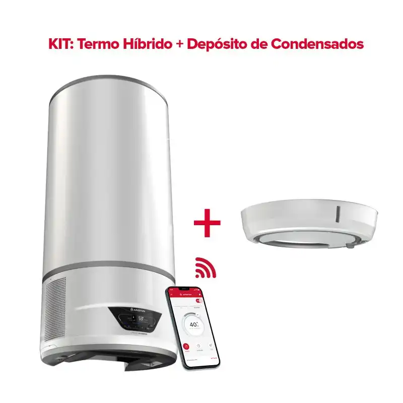 Ariston Lydos Hybrid WiFi Termo Eléctrico con Aerotermia 80L A + Depósito de Condensados