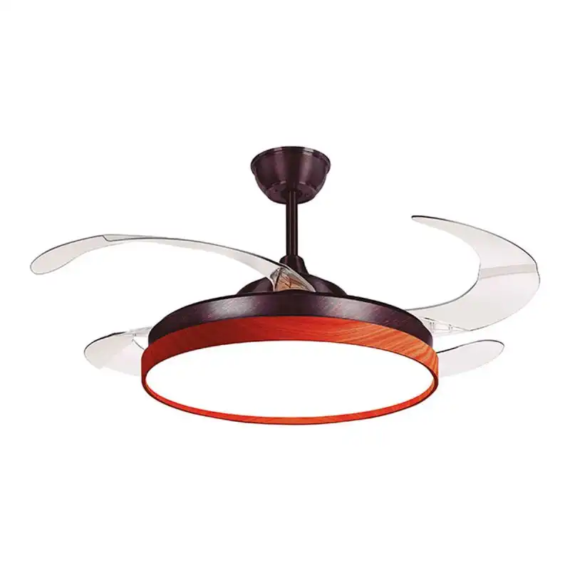 Bel Air Comos Ventilador de Techo con Mando a Distancia 72W 108cm Aspas Retráctiles Marrón/Cerezo