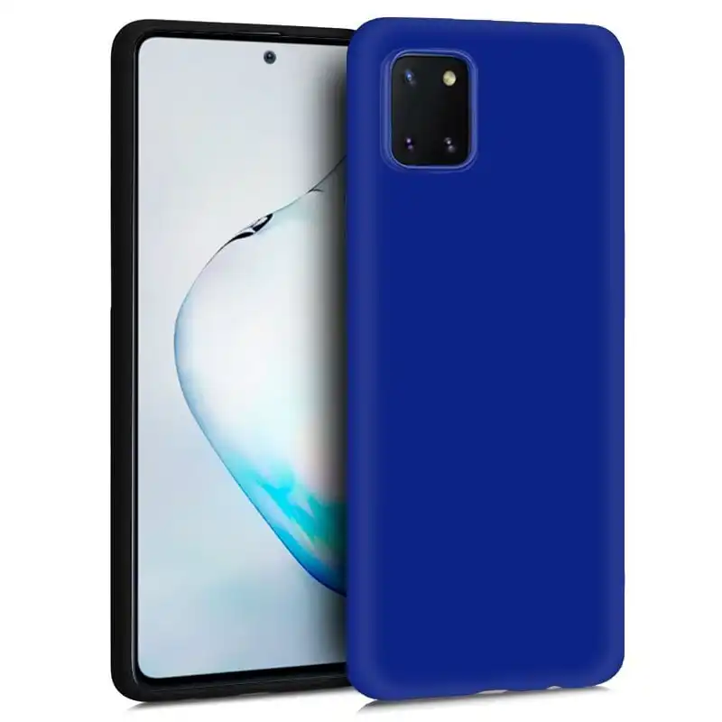 Cool Funda Silicona Azul Samsung Galaxy Note 10 Lite