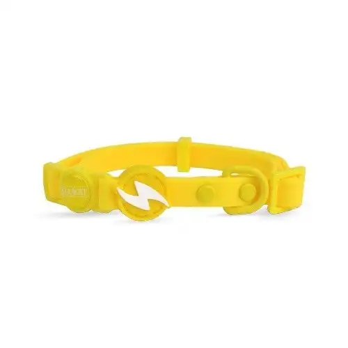 Dashi colorflex collar de TPU amarillo para gatos
