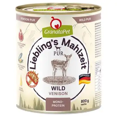 GranataPet Liebling's Mahlzeit  6 x 800 g - Venado - Granatapet - Comparador de precios