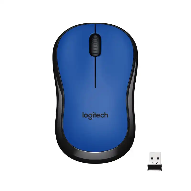 Logitech M220 Silent Ratón Wireless Azul
