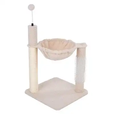 TIAKI Shearly Rascador con hamaca - beige - TIAKI - Comparador de precios