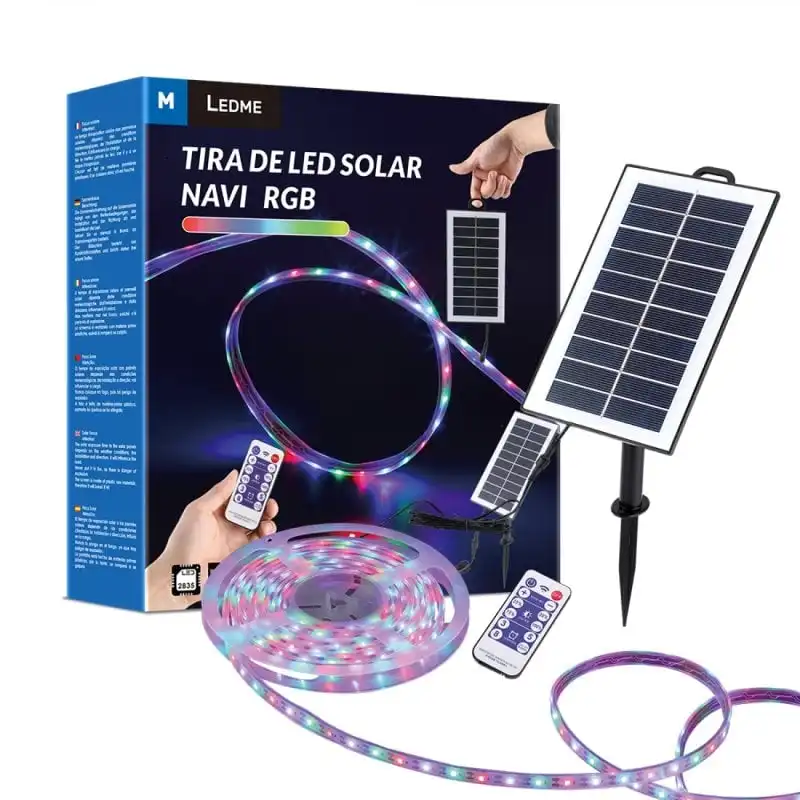 Ledme Tira LED Solar Multicolor 5m