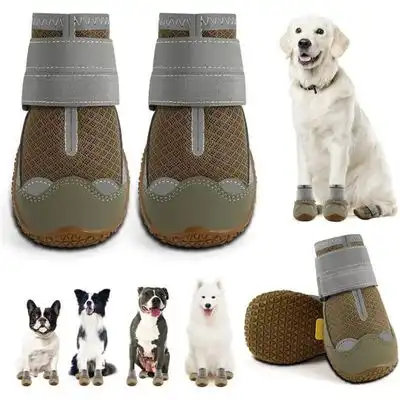 MCBOSON Zapatos protectores para perros con tiras reflectantes - cuatro zapatos - Mcboson - Comparador de precios