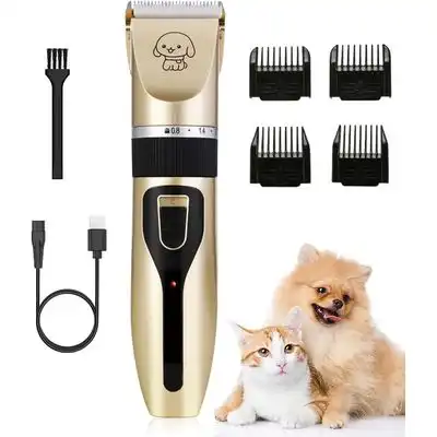 Pawffee Cortapelos inalámbrico USB de 5 velocidades mascotas, silencioso - 1 pieza - Pawffee - Comparador de precios