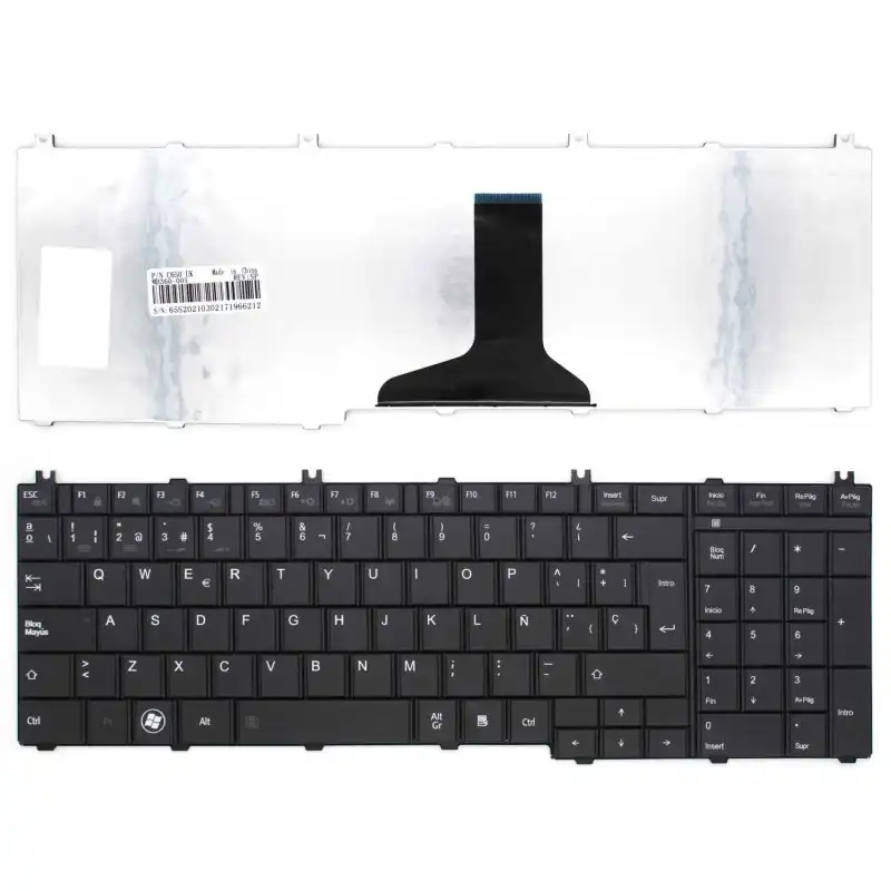 Teclado Para Portátil Toshiba Satellite L755-16m L755-18e L755-1hw Mp-09m86e06920