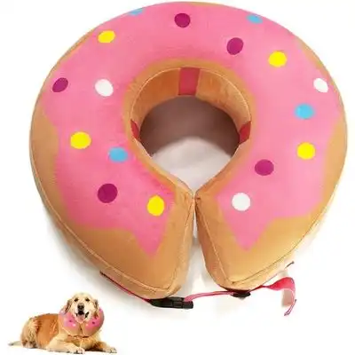 ZooVenture Collar inflable ajustable para perros - Rosa - Zooventure - Comparador de precios