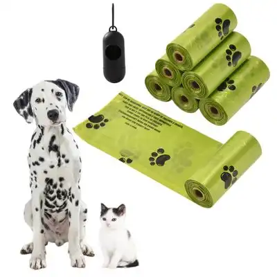 MCBOSON Bolsas biodegradables para excrementos de perro con dispensador - 300 bolsas - Mcboson - Comparador de precios