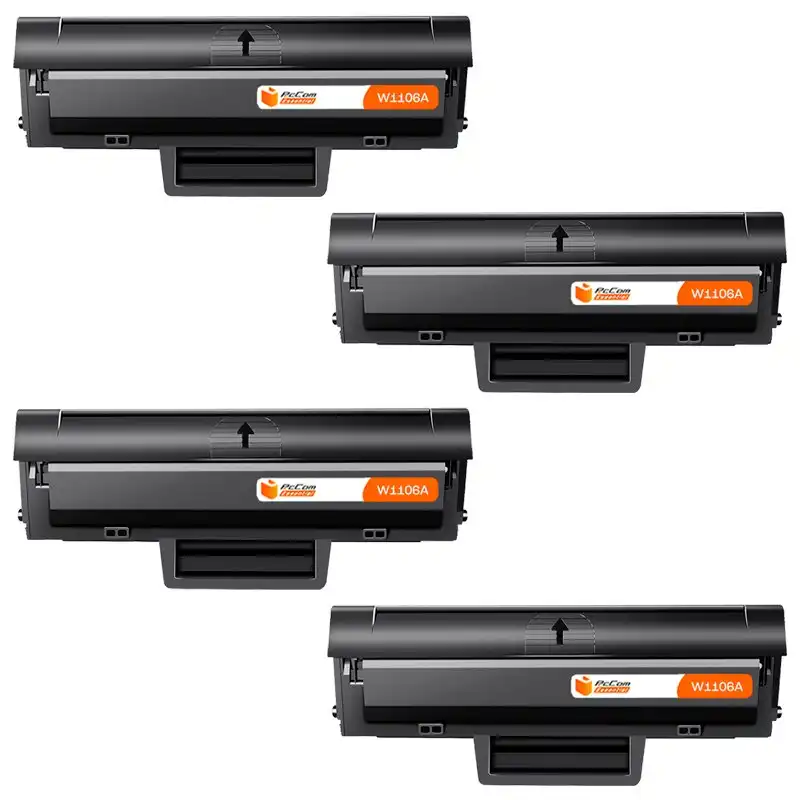 Pccom Essential HP 106A/W1106A Tóner Compatible Negro Pack 4