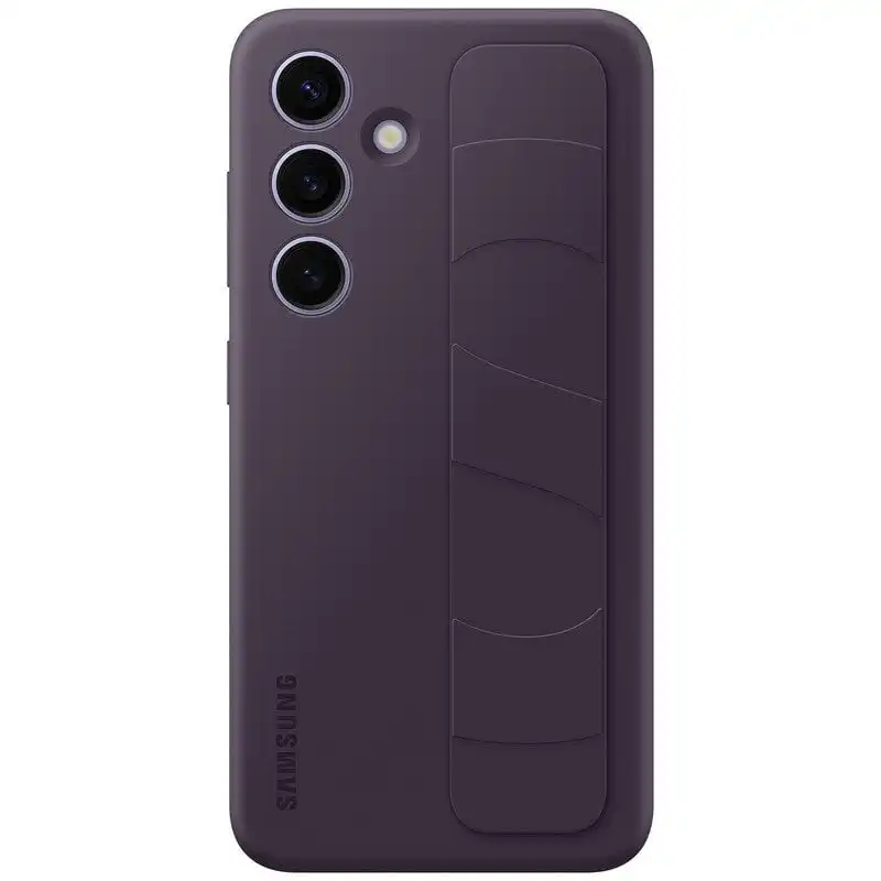 Samsung Standing Grip Case Funda con Soporte Violeta Oscuro para Galaxy S24