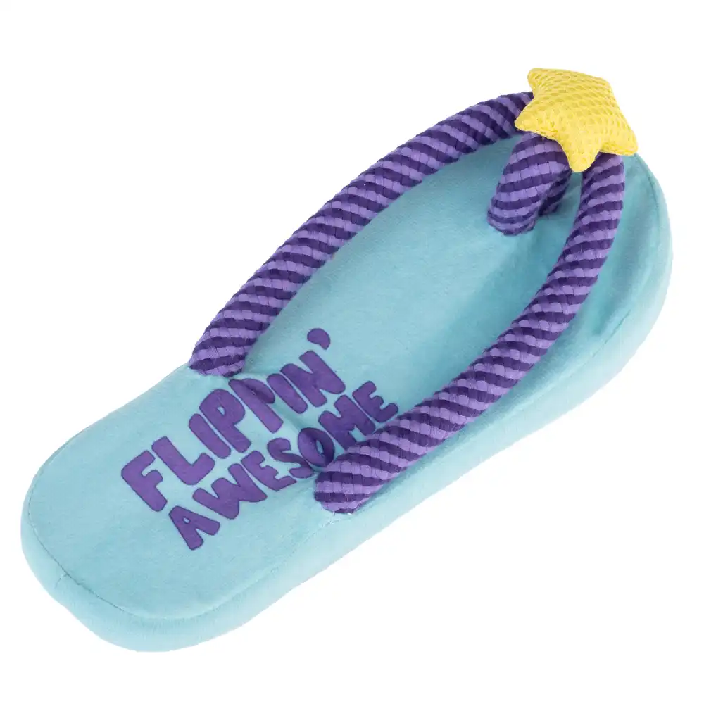 TIAKI Flip-Flop juguete para perros - 29 x 15 x 9 cm (L x An x Al)