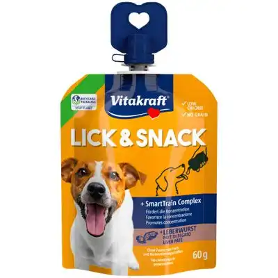 Vitakraft Lick & Snack SmartTrain Complex 60 g snack para perros - Paté de hígado - Vitakraft - Comparador de precios