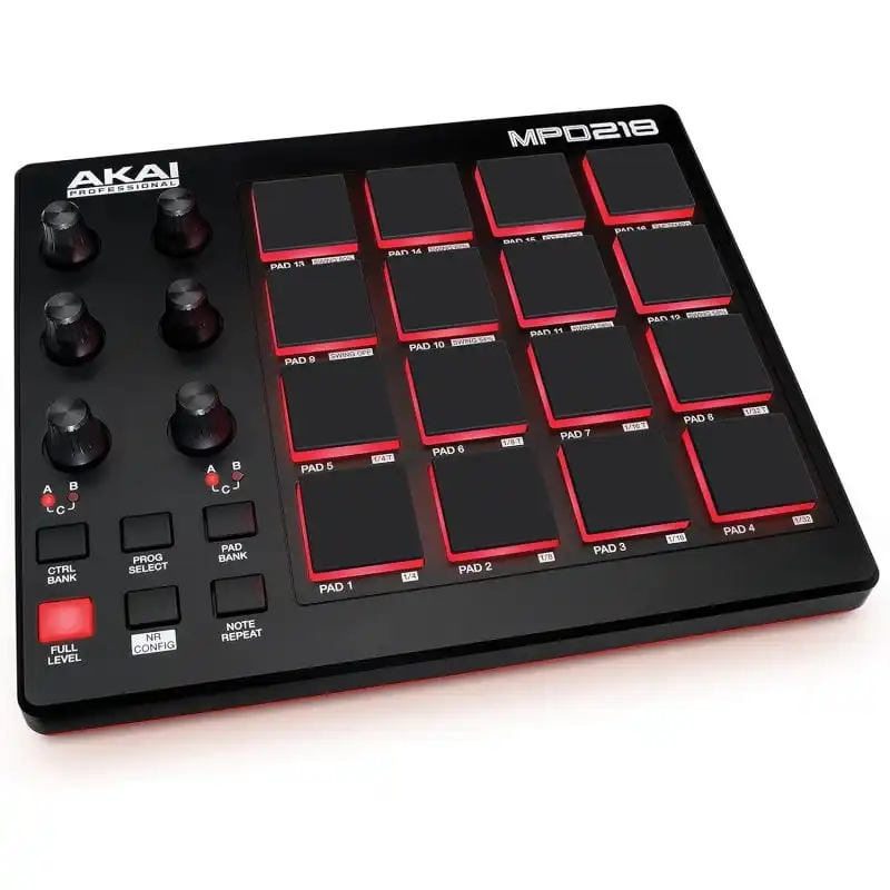 AKAI Professional MPD218 Controlador MIDI USB 16 Pads Negro