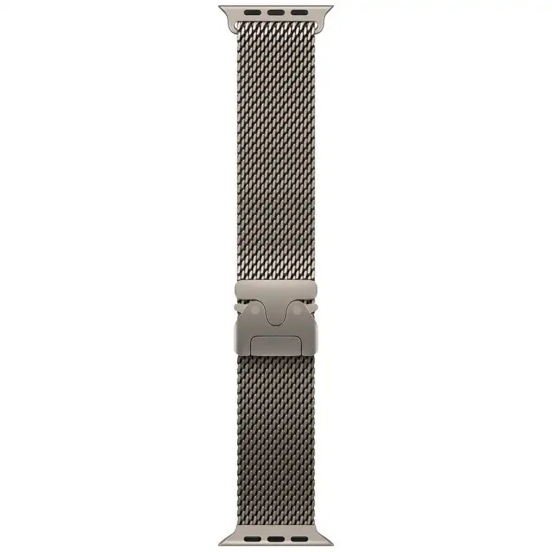 Apple Pulsera Milanese Loop en Titanio Natural 49mm Talla S