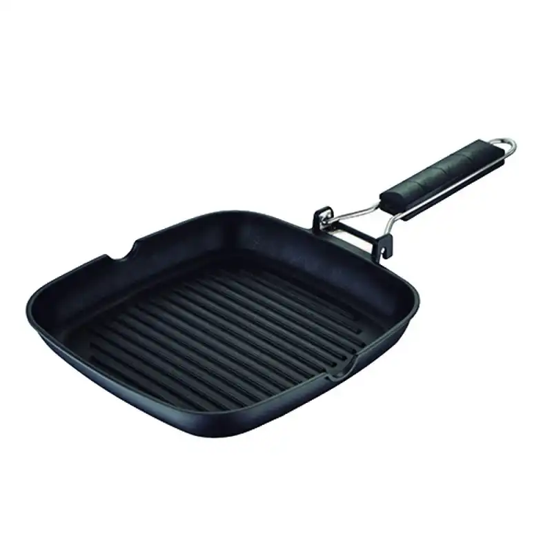 Bergner Grill Lover Sartén Asador de Aluminio 24cm