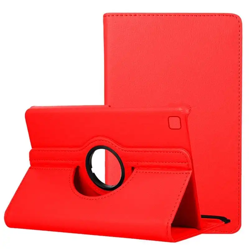 Cool Funda Giratoria Polipiel Liso Rojo para Samsung Galaxy Tab A7 Lite 8.7"